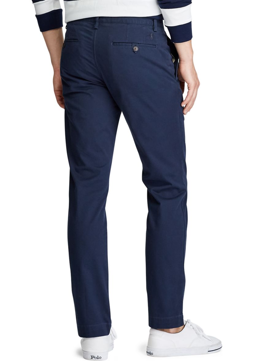 Stretch Slim Fit Cotton Chino Pants 