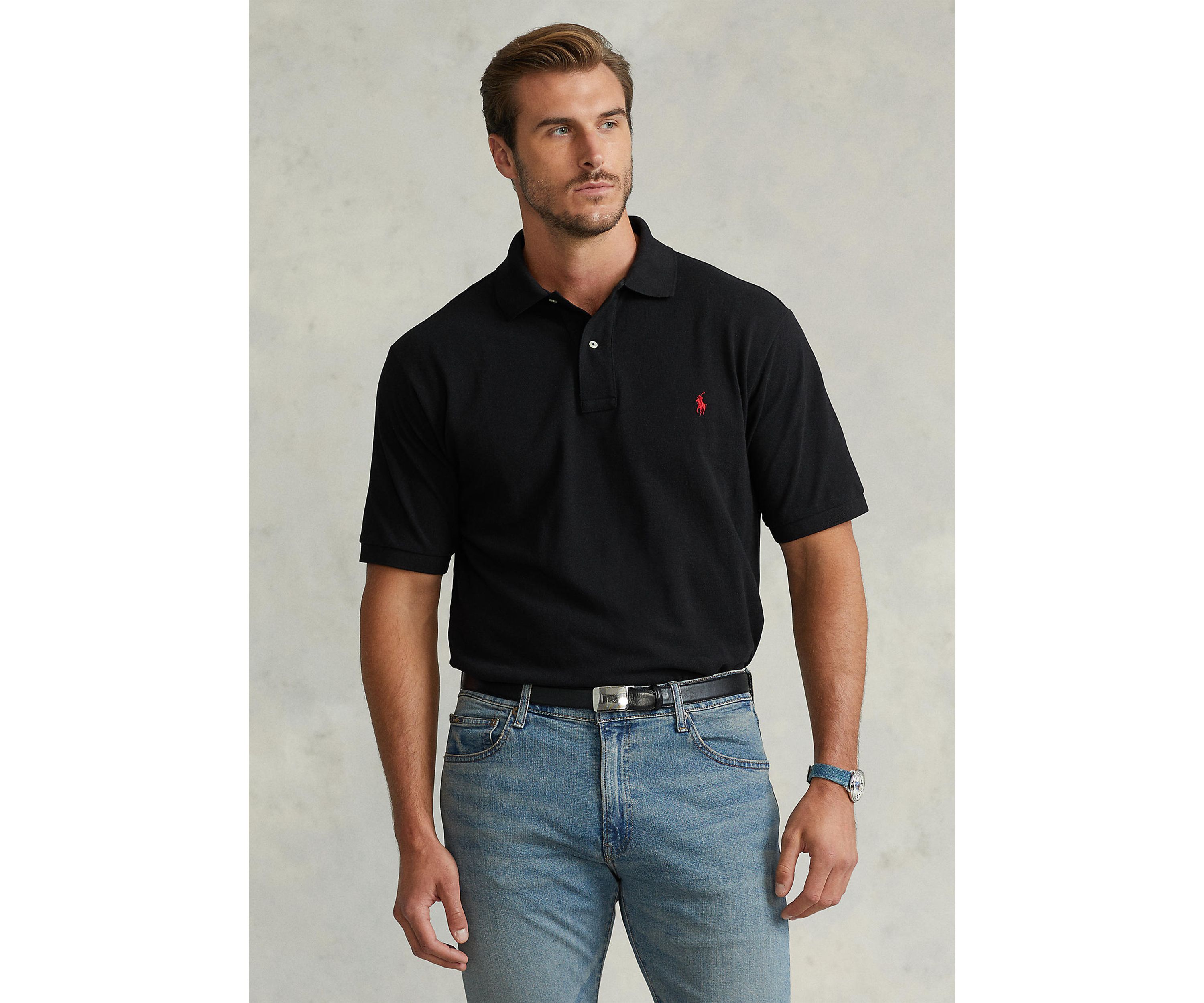Big & Tall Classic Fit Mesh Polo Shirt