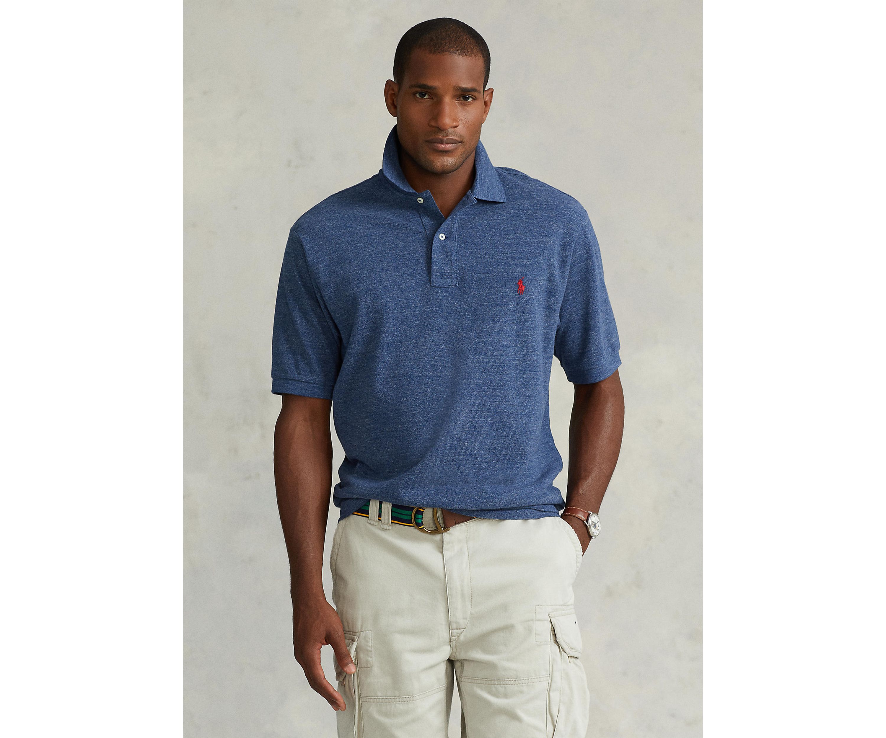 Big & Tall Classic Fit Mesh Polo Shirt  