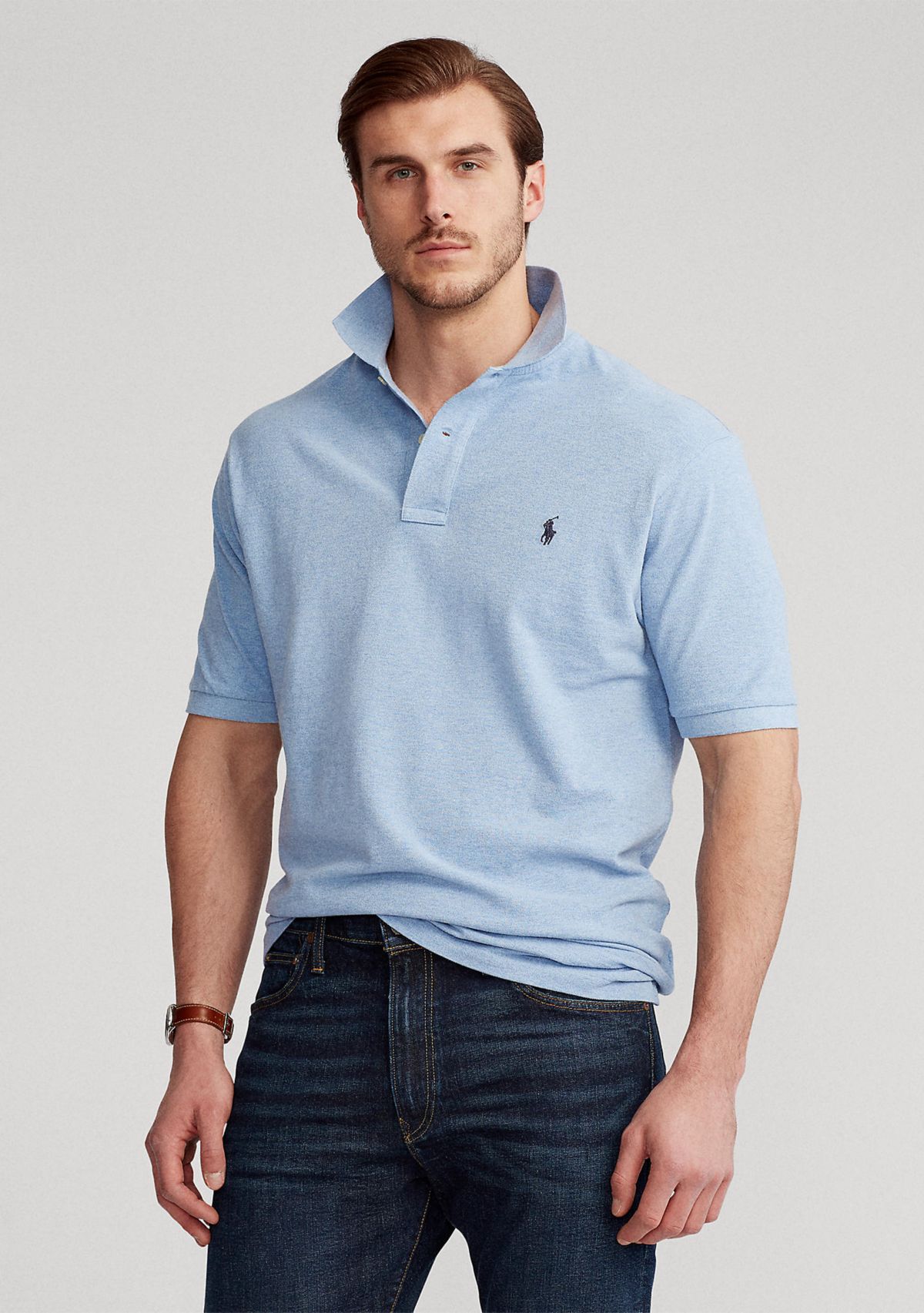 Big & Tall Classic Fit Mesh Polo