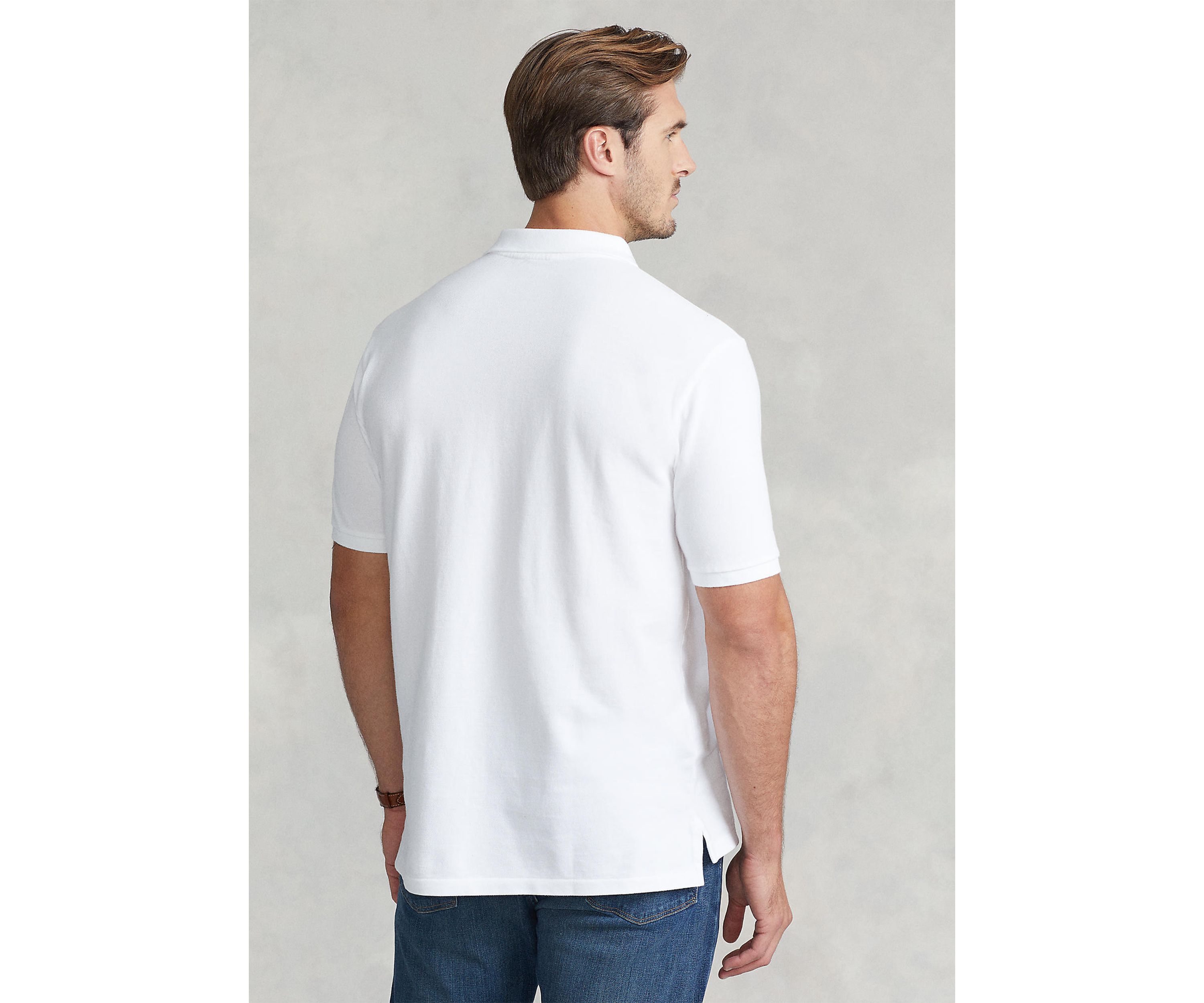 Big & Tall Classic Fit Mesh Polo