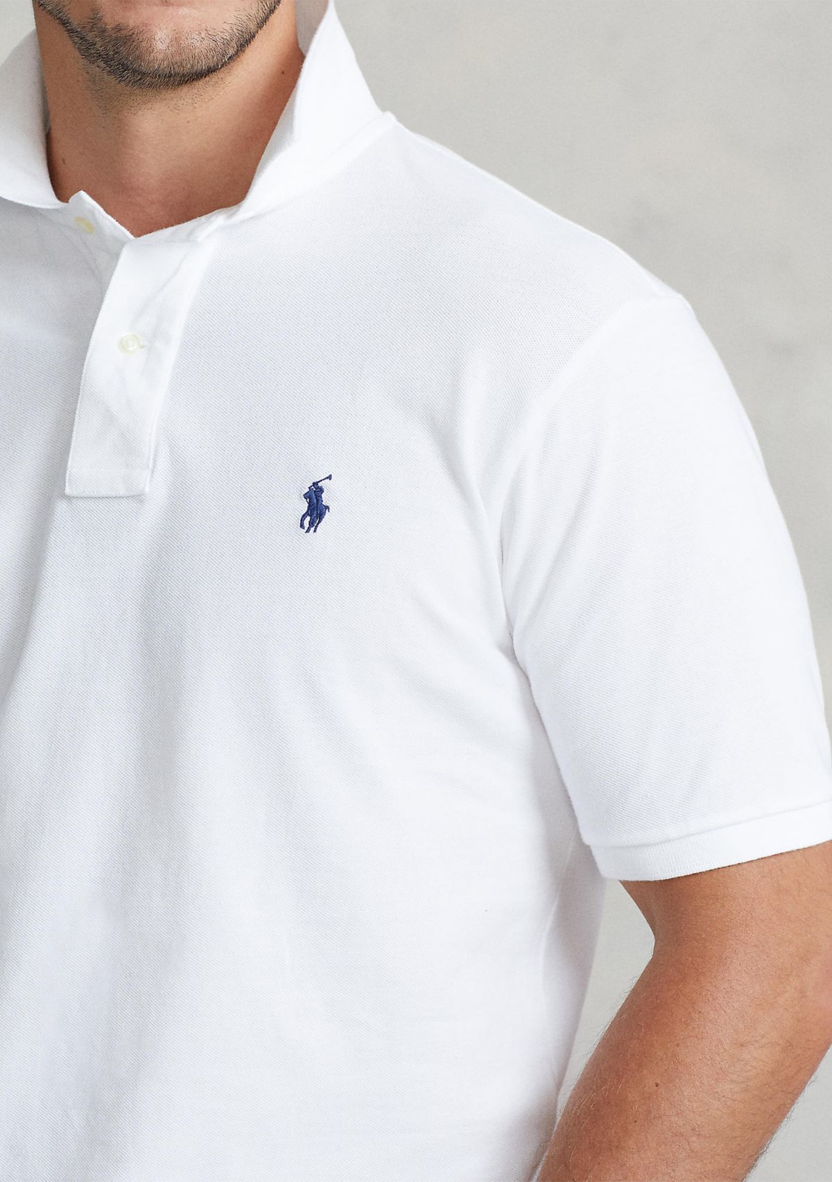 Big & Tall Classic Fit Mesh Polo