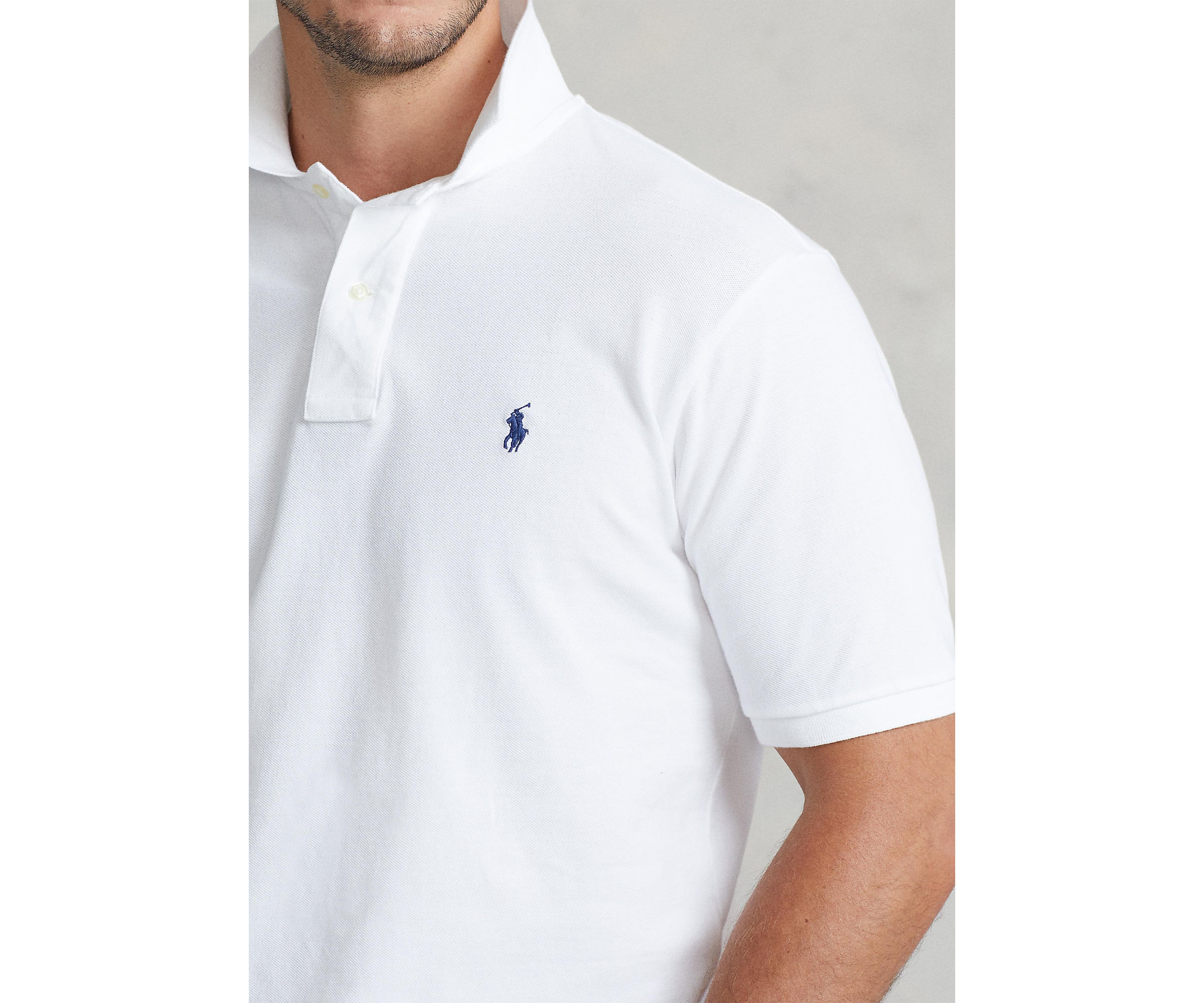 Big & Tall Classic Fit Mesh Polo