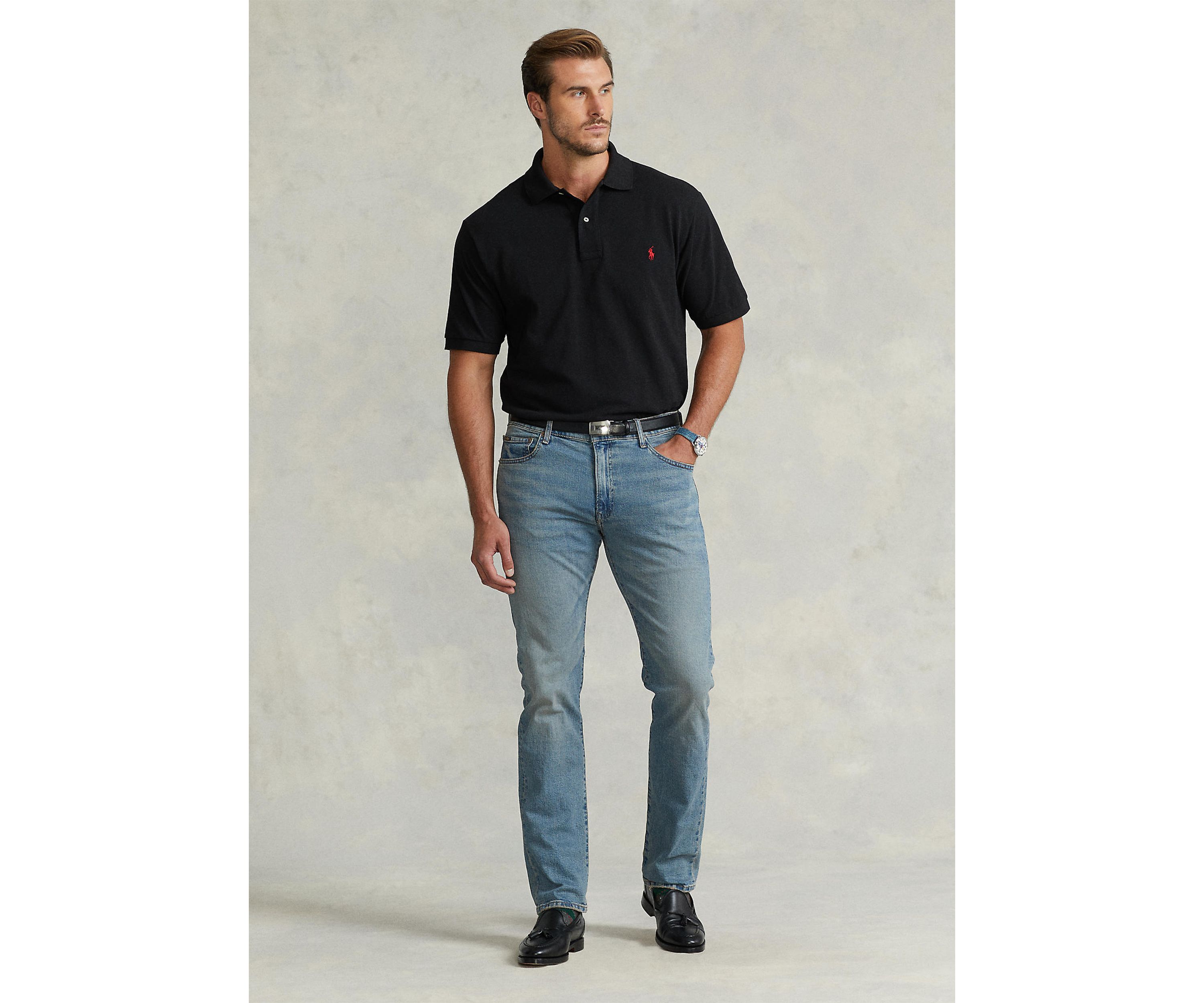 Big & Tall Classic Fit Mesh Polo Shirt