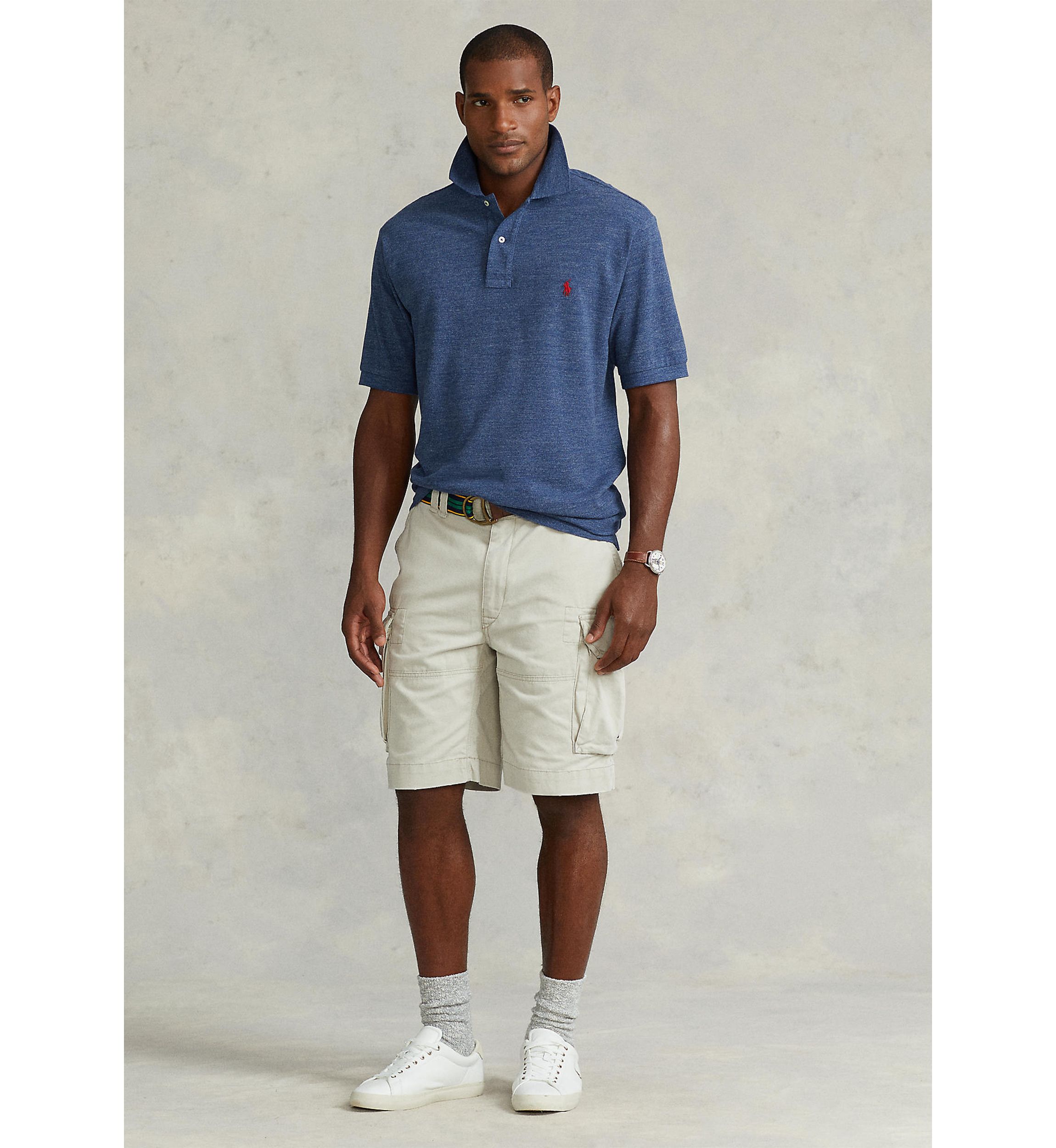 Big & Tall Classic Fit Mesh Polo Shirt  