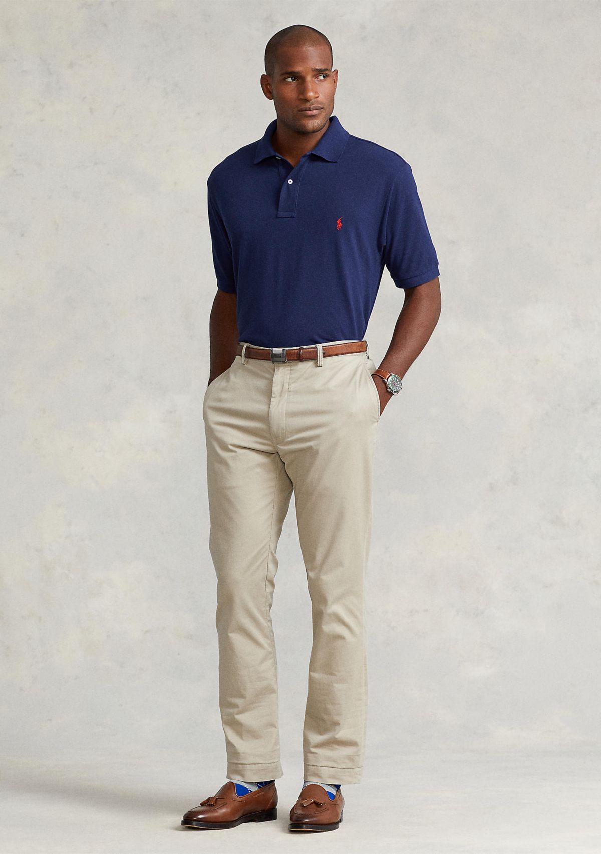 Big & Tall Classic Fit Mesh Polo Shirt
