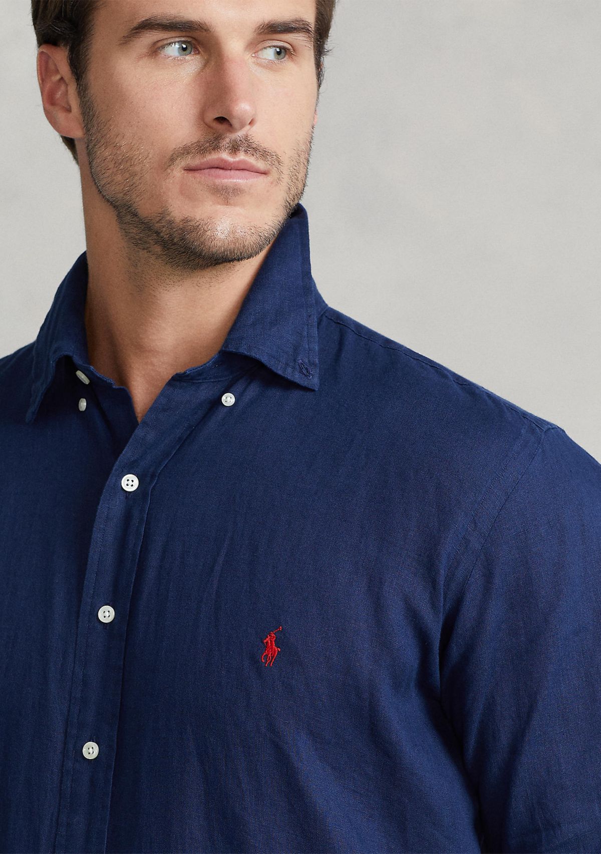 Big & Tall Classic Fit Linen Shirt