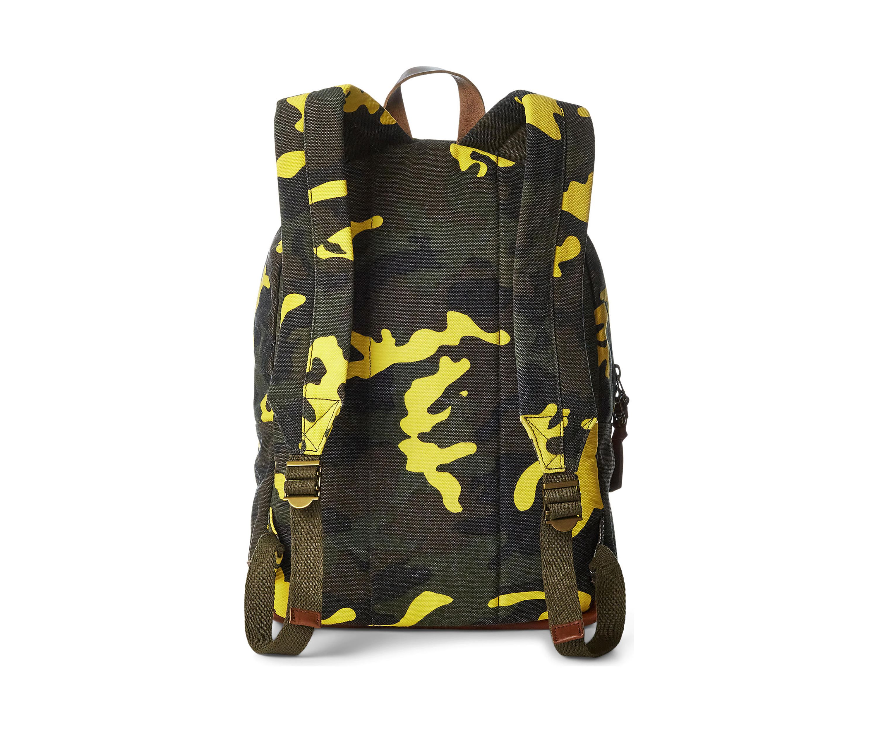 Tiger-Patch Camo Canvas Backpack