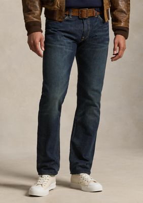 Polo Ralph Lauren Men's Straight-Fit Lightweight Morris-Wash Jeans, Blue, 40 x 32