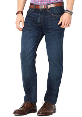 Polo Ralph Lauren Men's Straight-Fit Lightweight Morris-Wash Jeans, Blue, 36 x 30