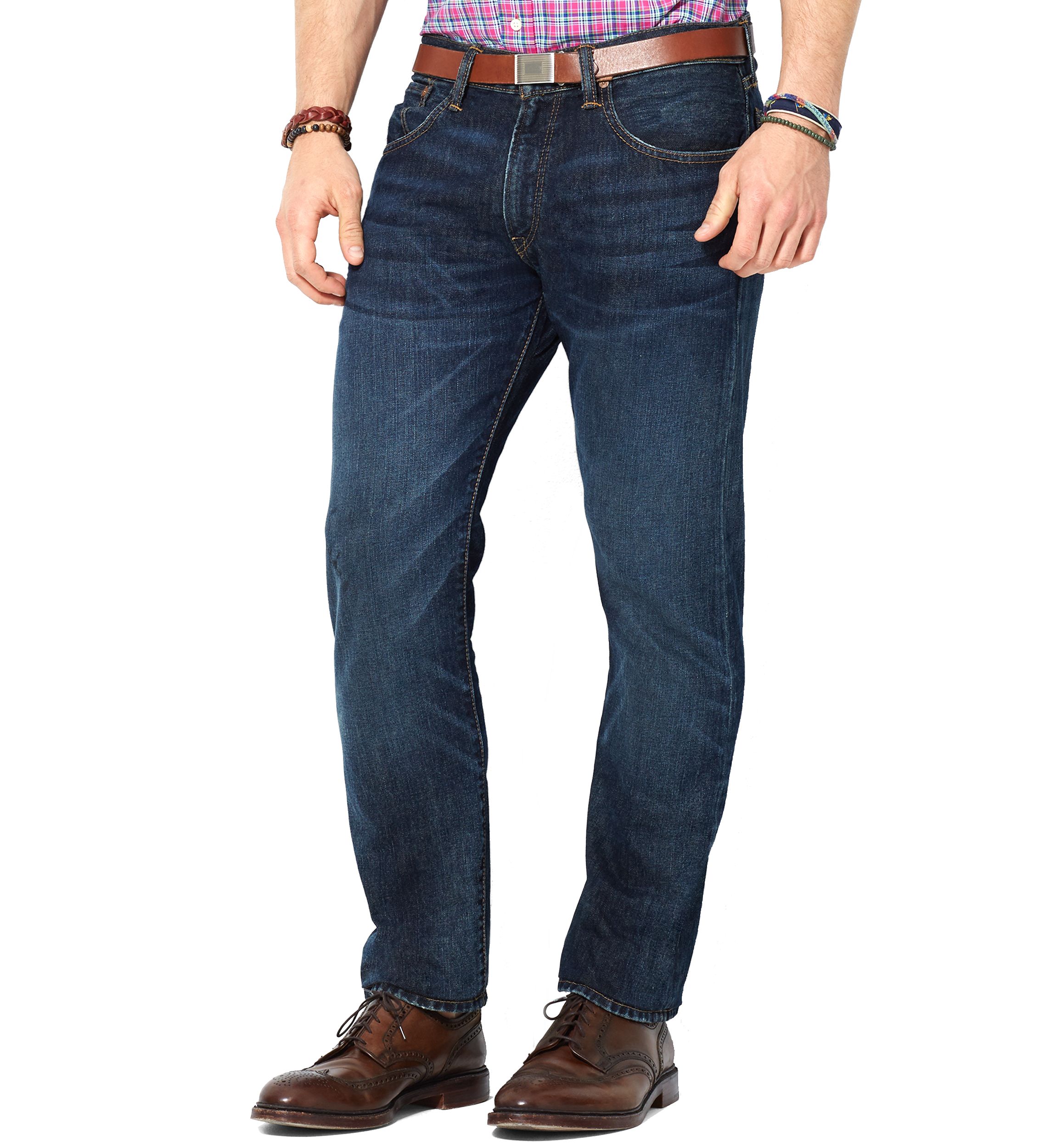 Straight-Fit Lightweight Morris-Wash Jeans