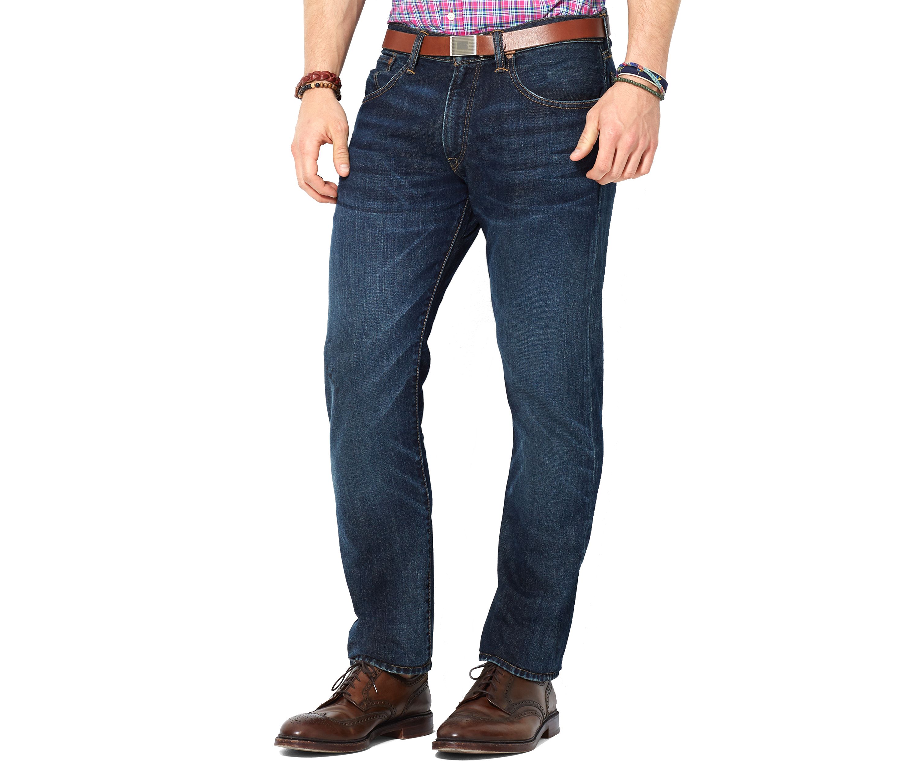 Straight-Fit Lightweight Morris-Wash Jeans