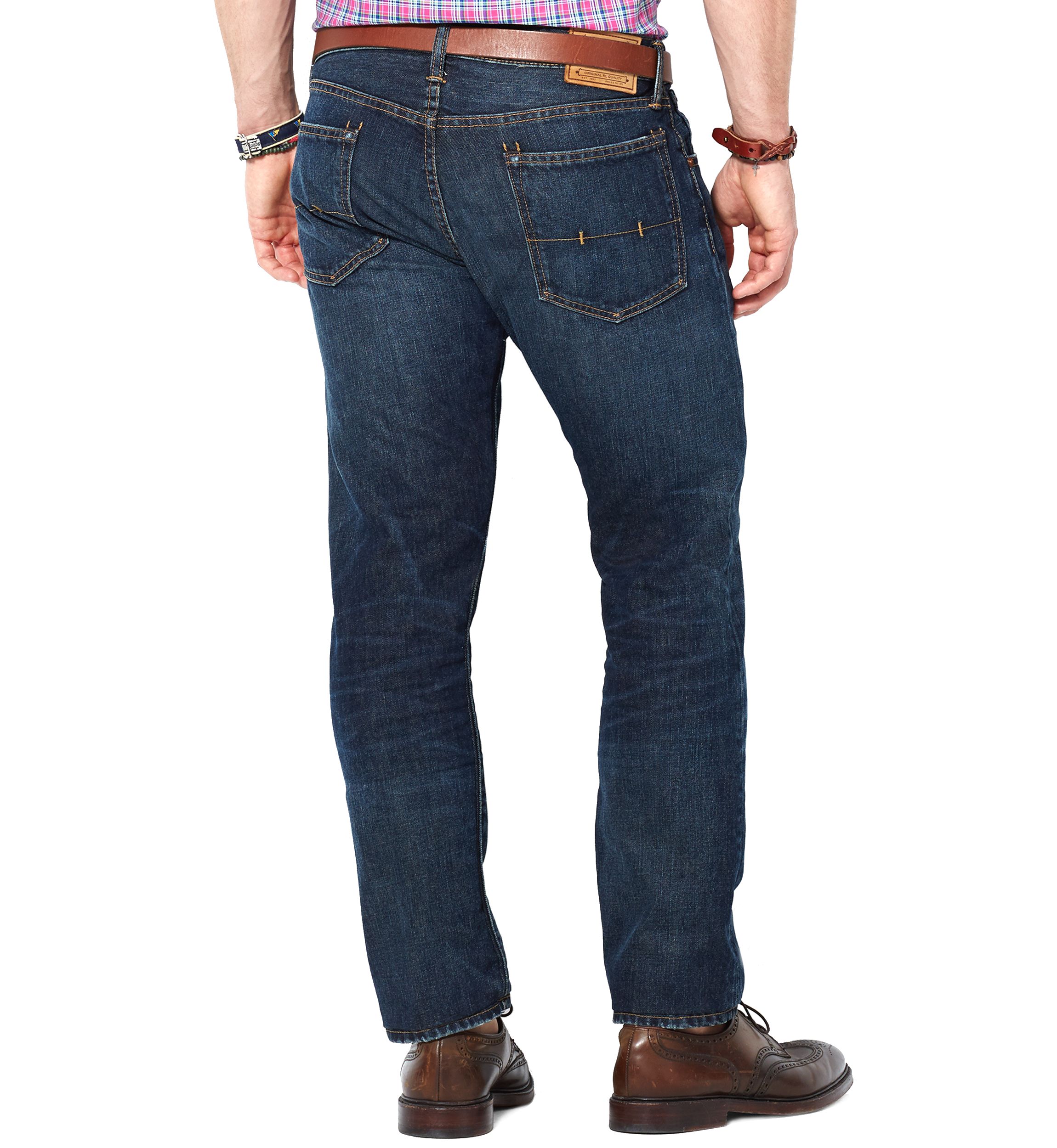 Straight-Fit Lightweight Morris-Wash Jeans