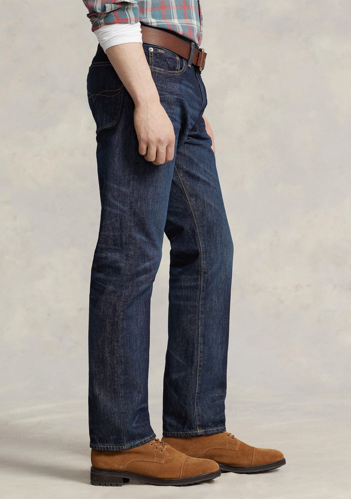 Straight-Fit Lightweight Morris-Wash Jeans