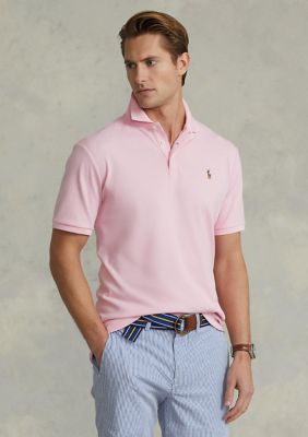 Polo Ralph Lauren Men's Classic Fit Soft Cotton Polo Shirt, Pink, Medium