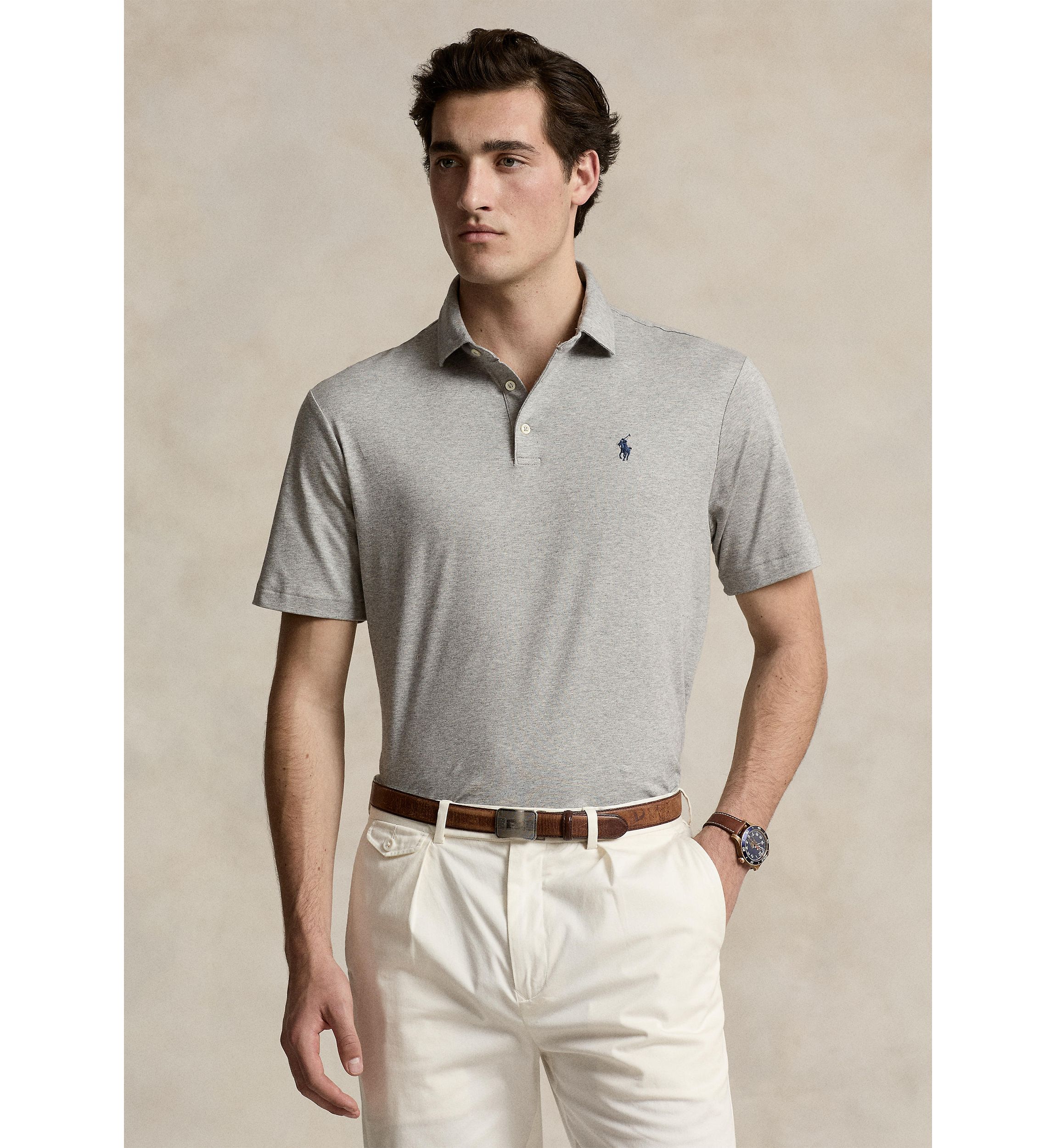 Classic Fit Soft Cotton Polo Shirt