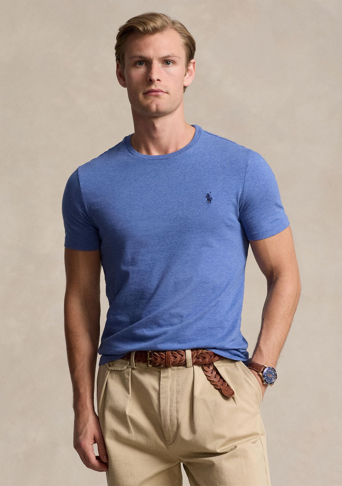 Classic Fit Jersey Crew Neck T-Shirt