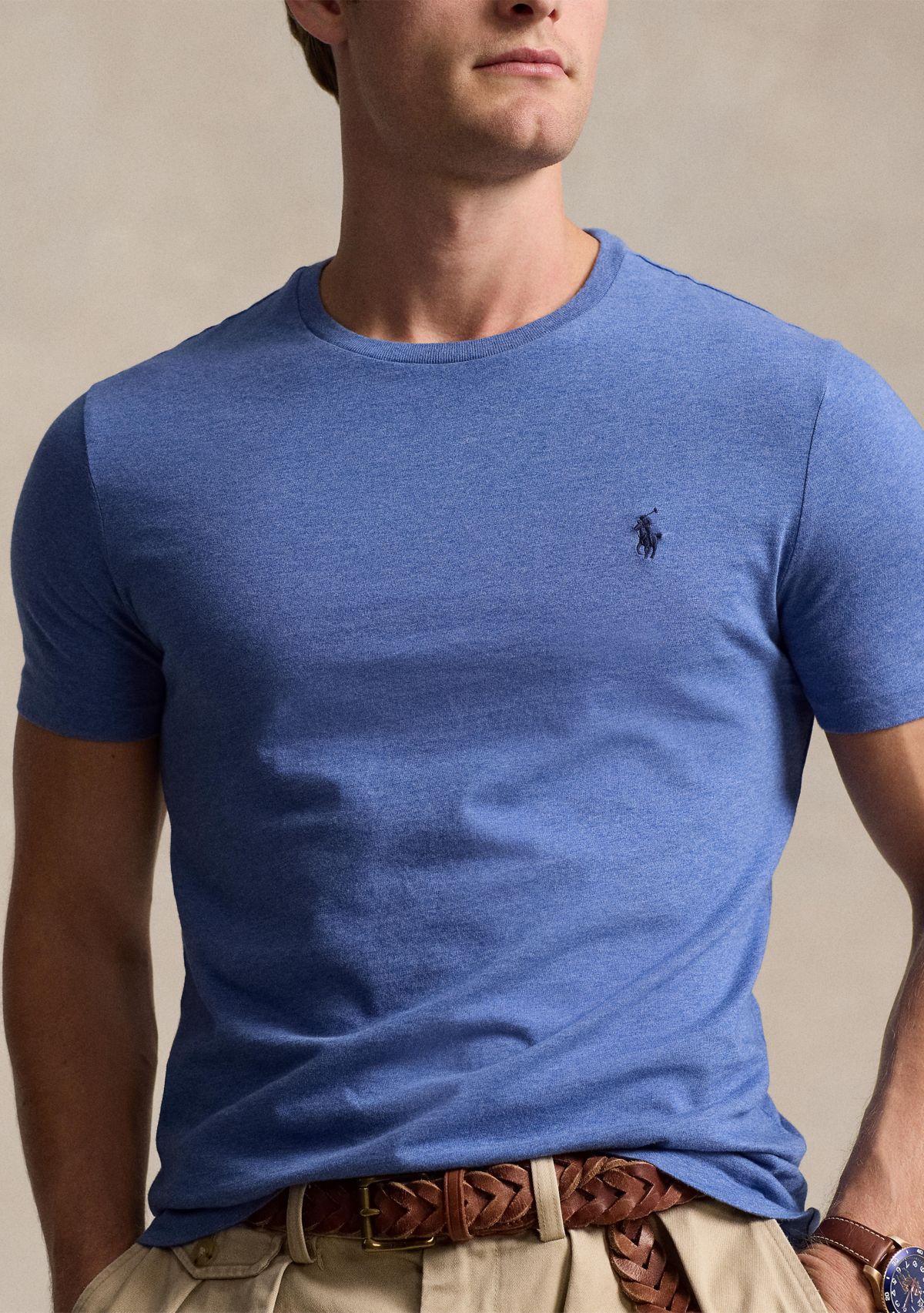 Classic Fit Jersey Crew Neck T-Shirt