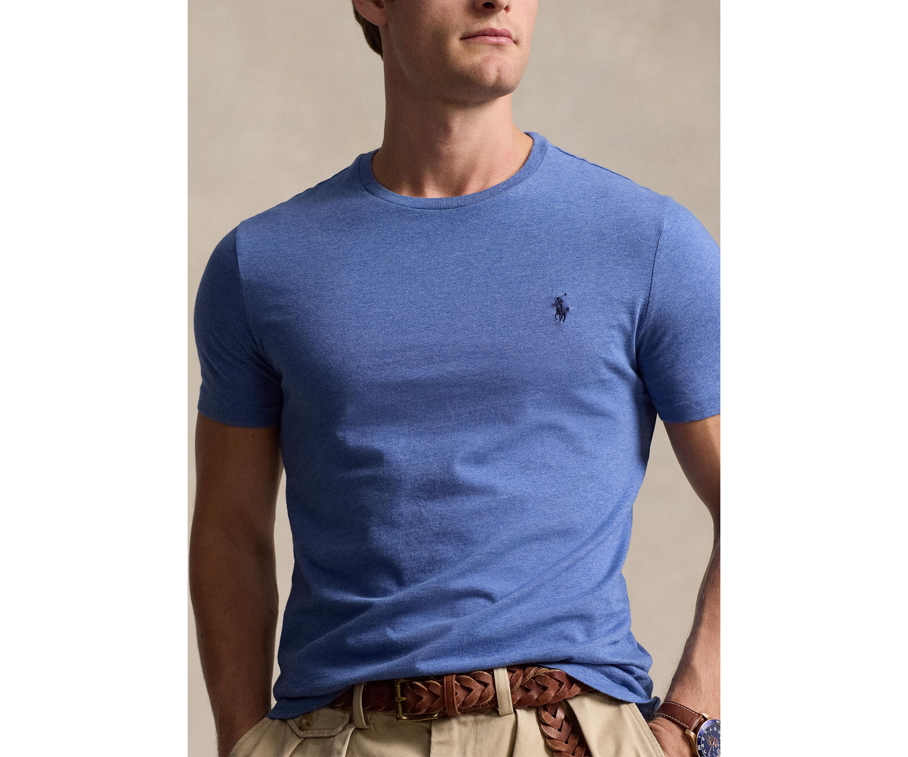Classic Fit Jersey Crew Neck T-Shirt