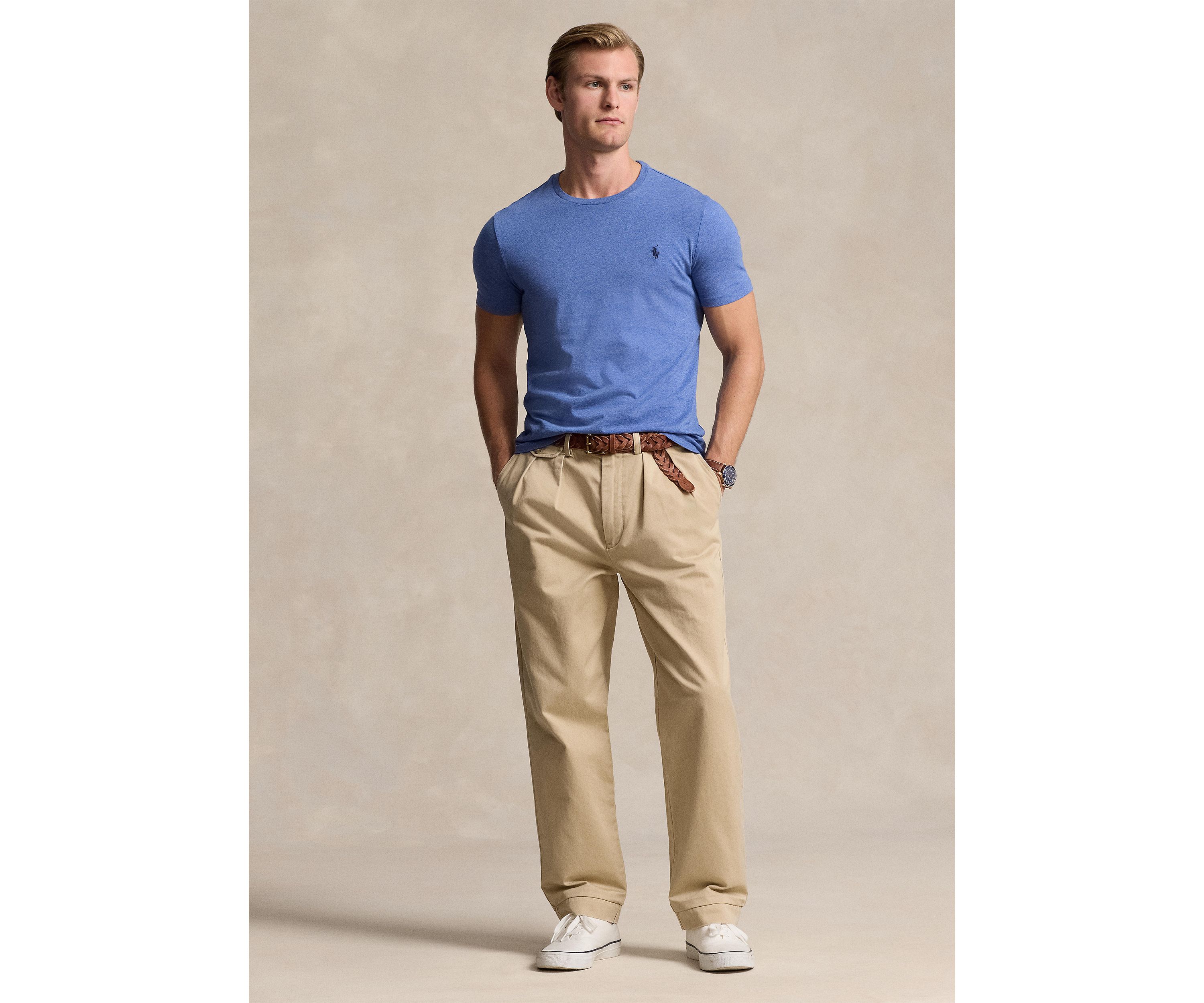 Classic Fit Jersey Crew Neck T-Shirt