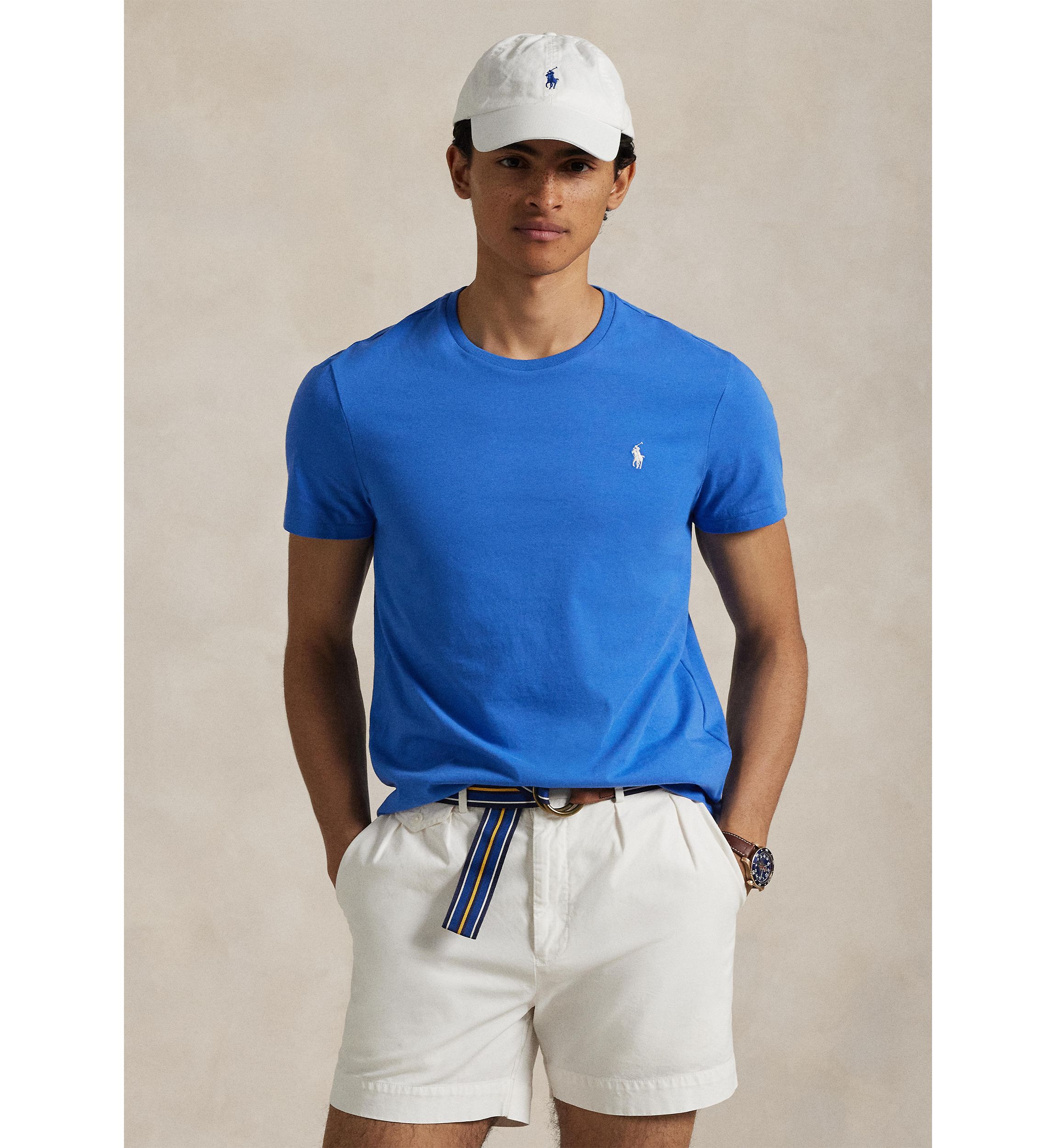 Classic Fit Jersey Crew Neck T-Shirt