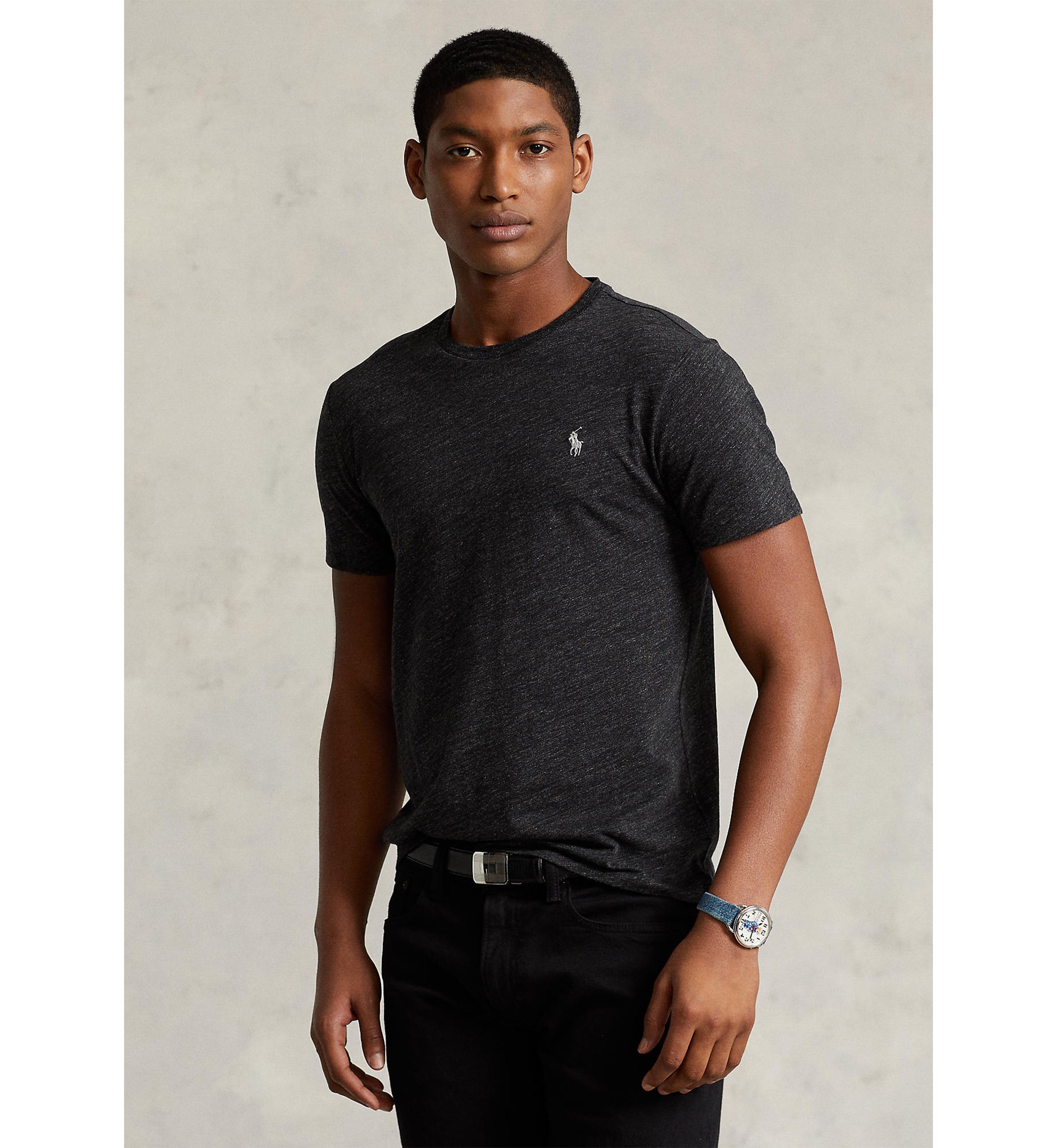 Classic Fit Jersey Crew Neck T-Shirt