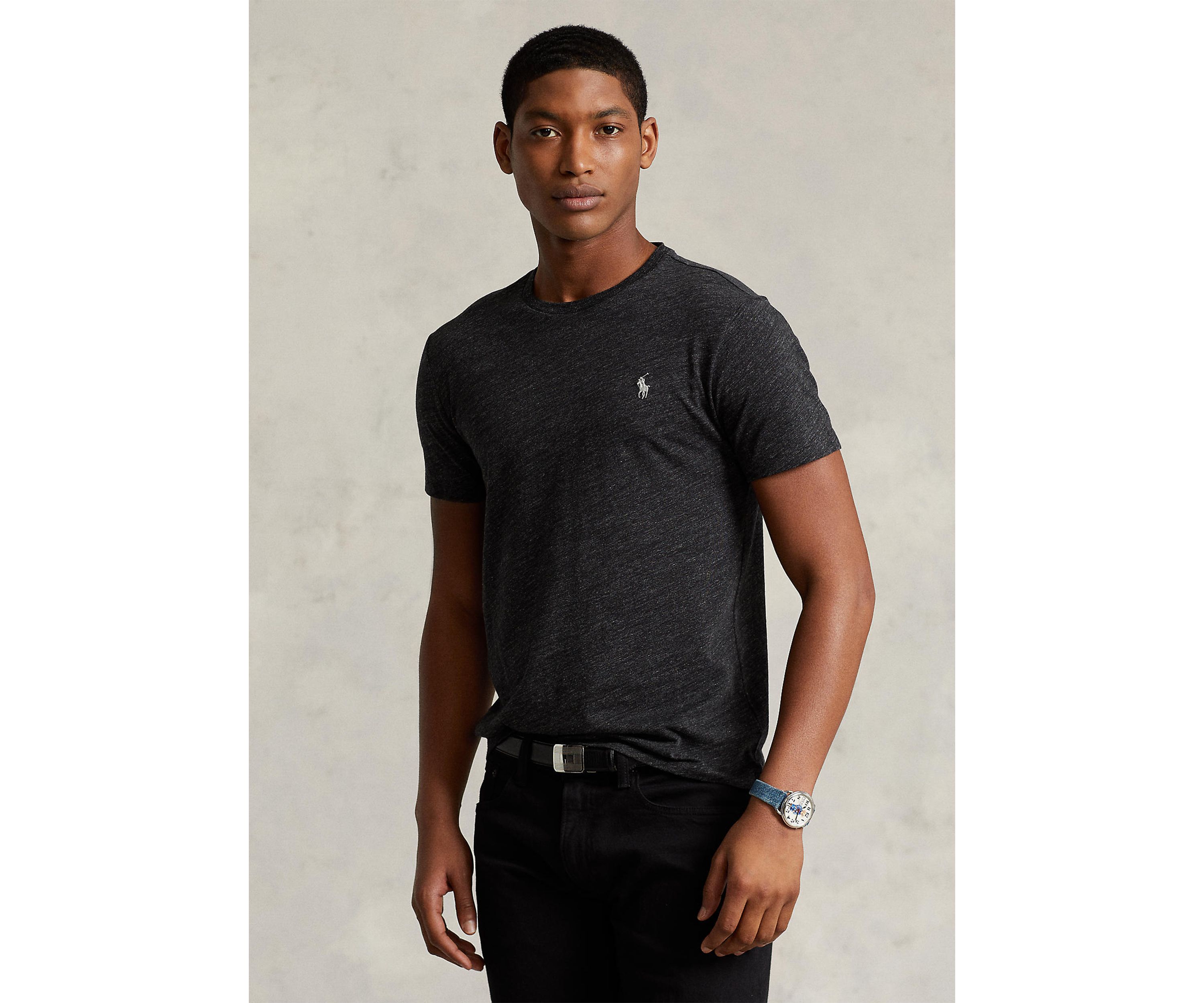 Classic Fit Jersey Crew Neck T-Shirt