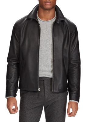 myer leather jacket mens