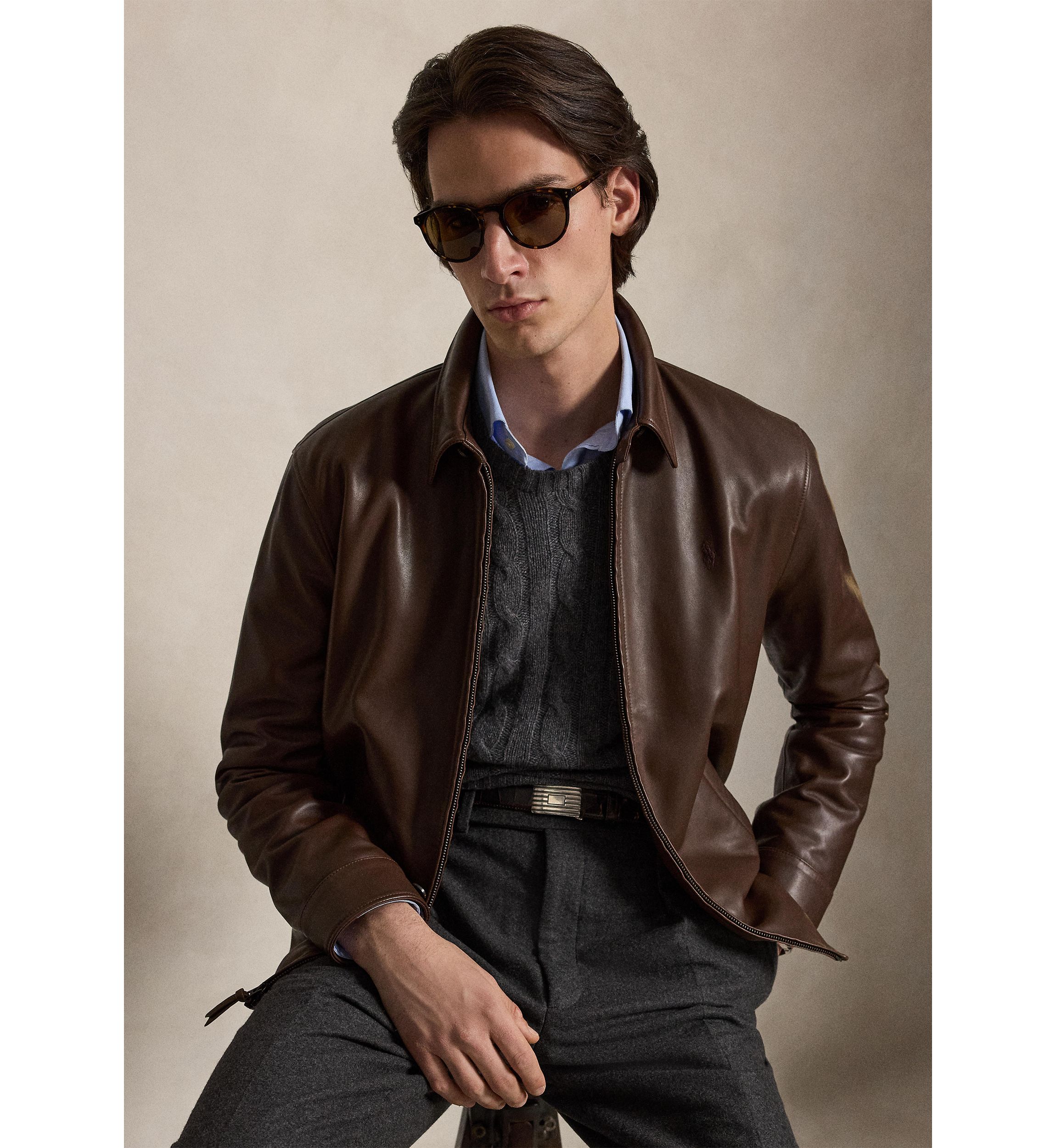 Polo Ralph Lauren The Bayville Leather Jacket | Belk