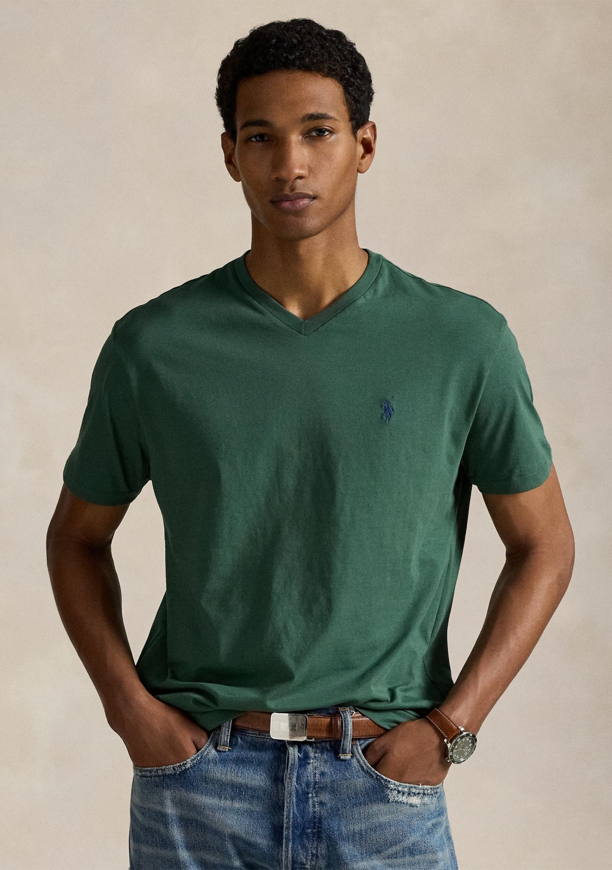 Classic Fit V-Neck T-Shirt
