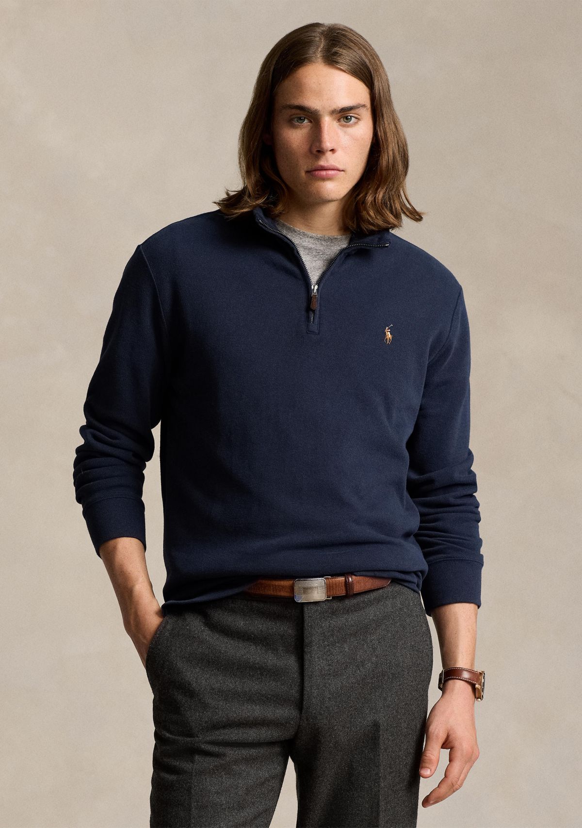 Estate Rib Quarter Zip Pullover Sweatshirt