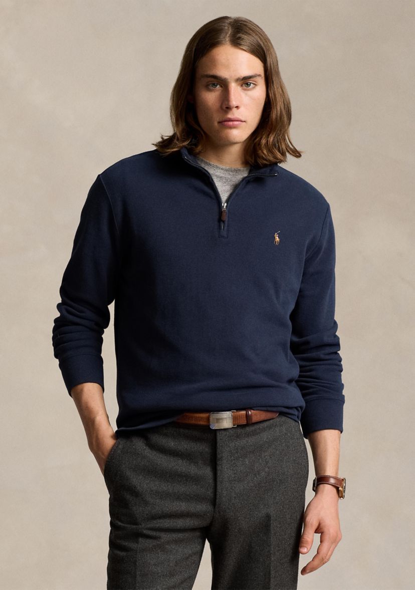 Estate Rib Quarter Zip Pullover Sweatshirt