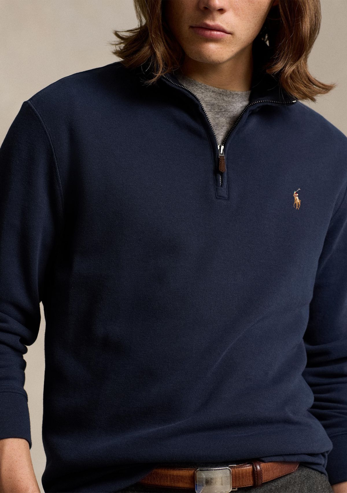 Estate Rib Quarter Zip Pullover Sweatshirt