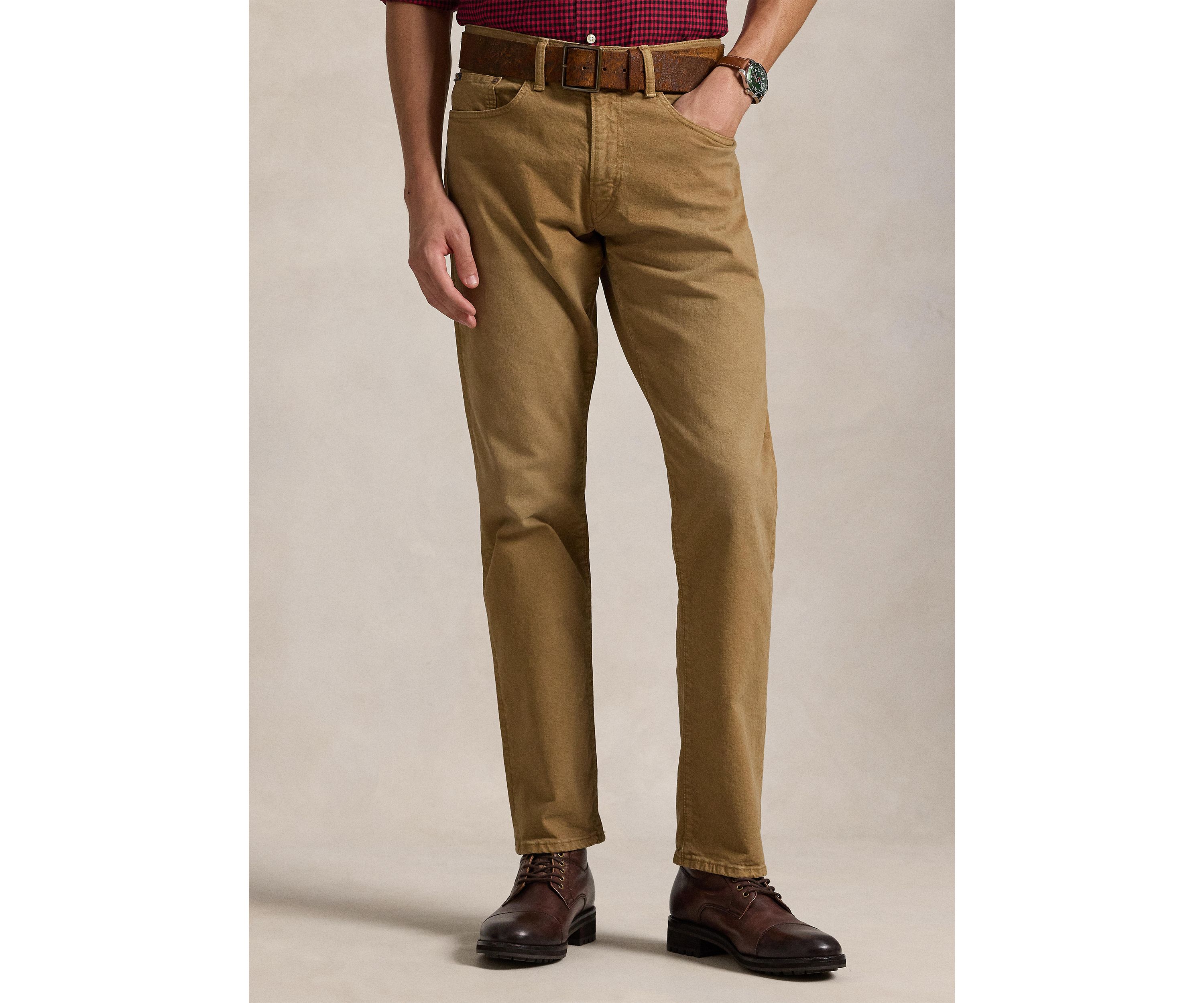 Hampton Relaxed Straight Stretch Jeans