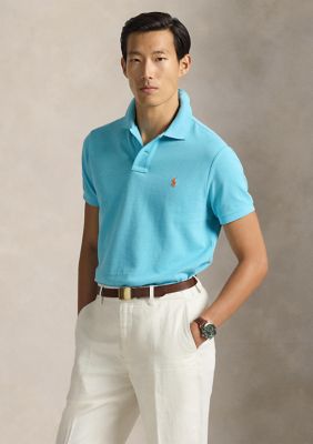 Polo Ralph Lauren Men's The Iconic Mesh Polo Shirt, Blue, 2XL