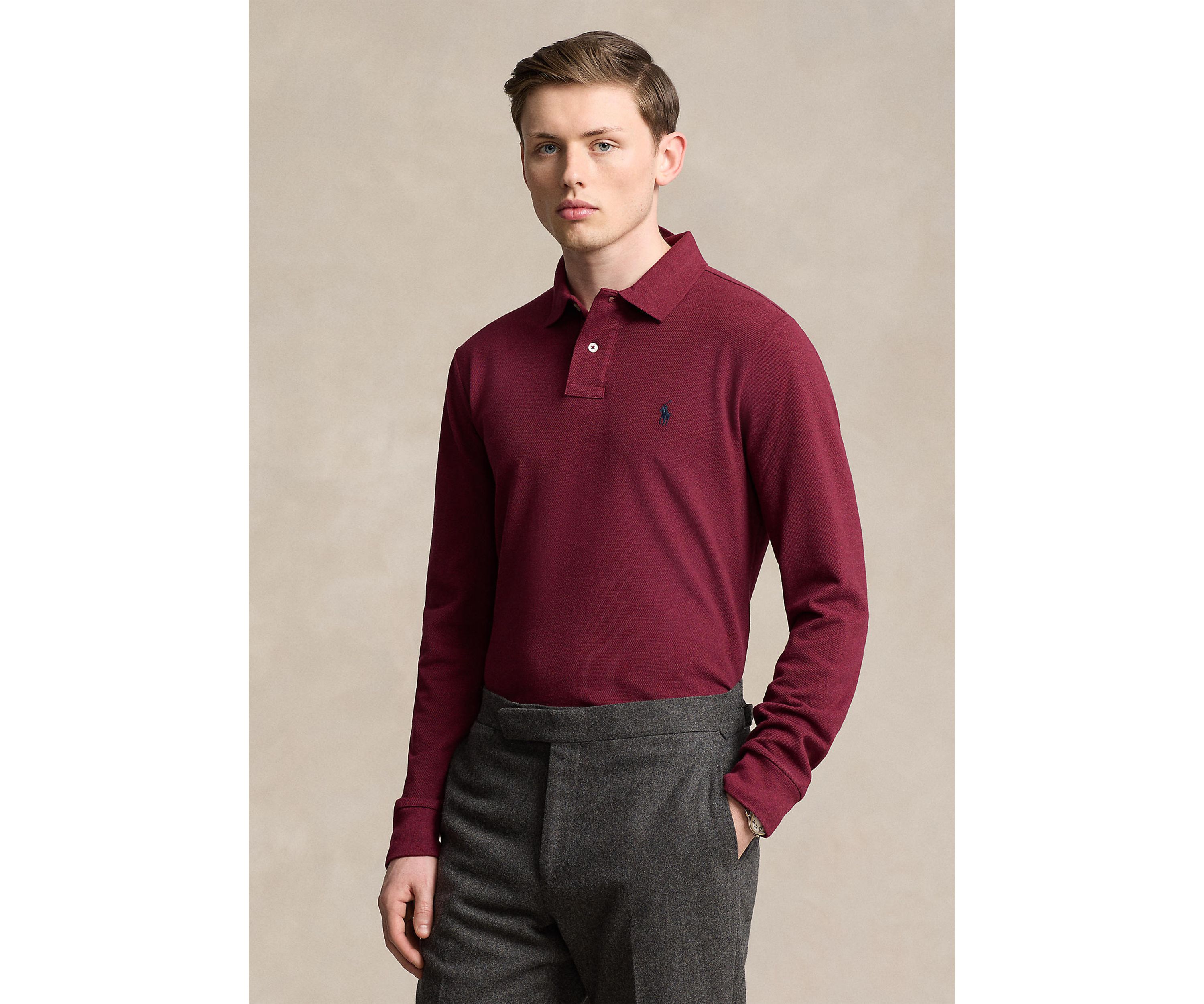 Classic Fit Mesh Polo Shirt