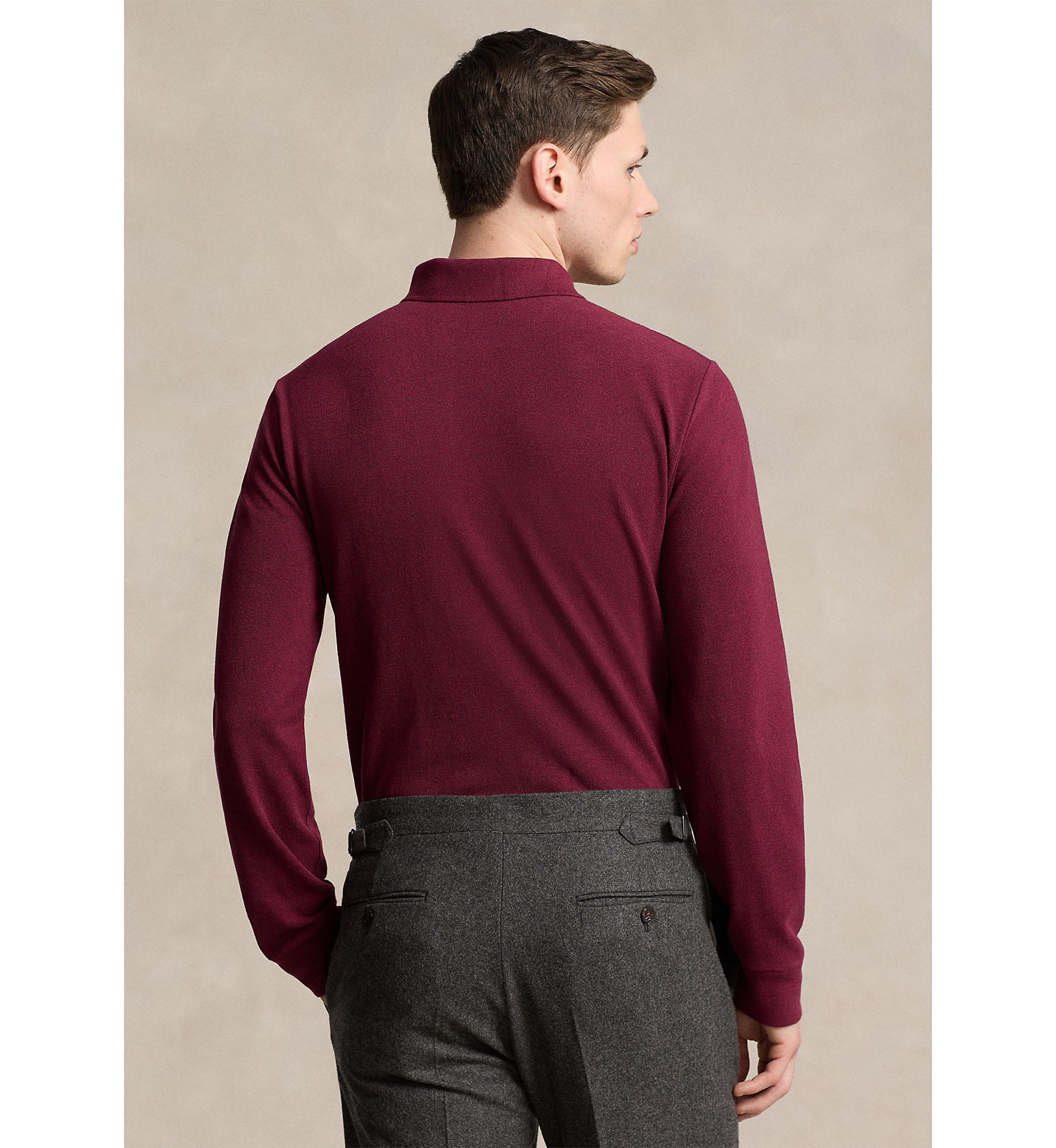 Classic Fit Mesh Polo Shirt