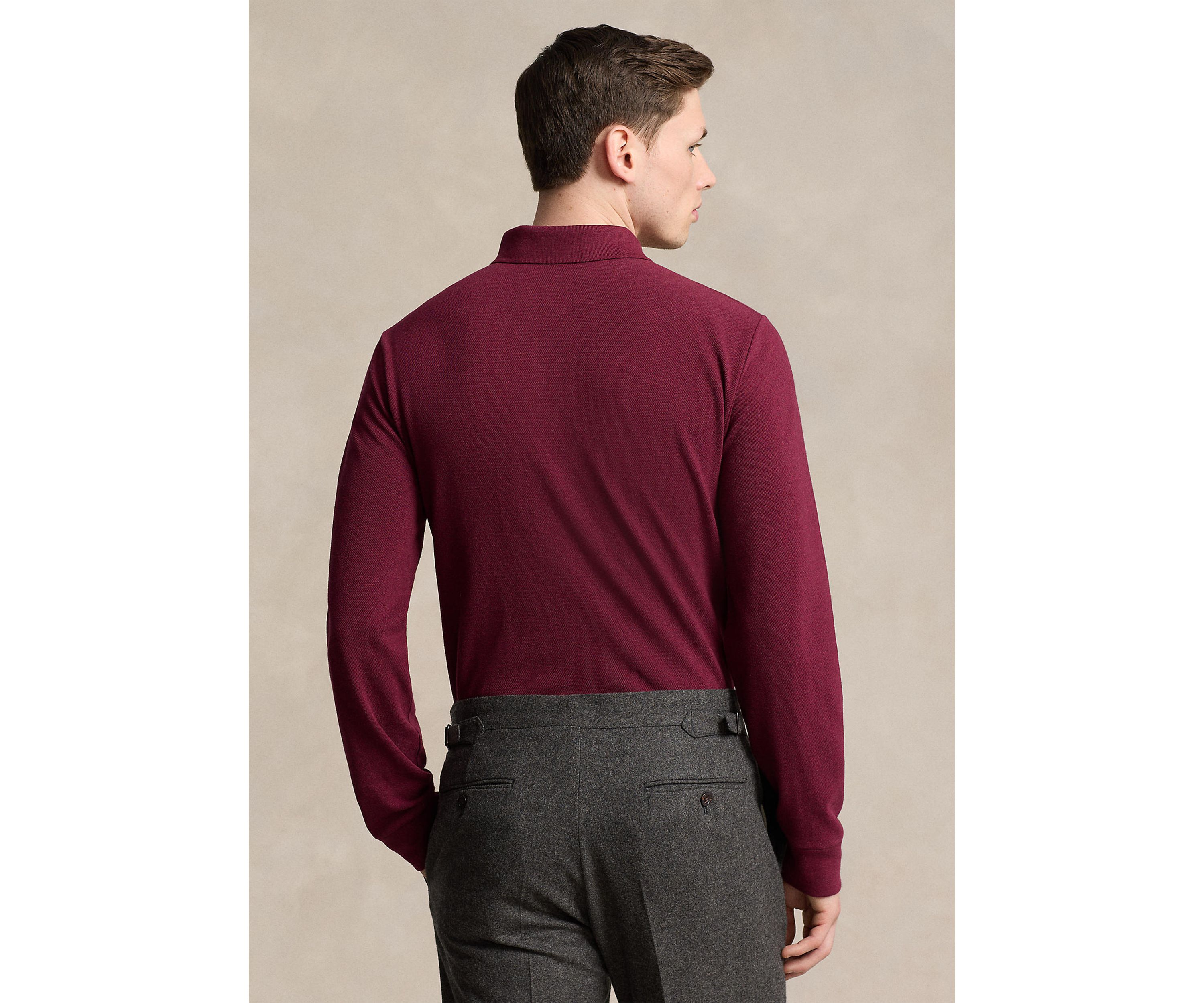 Classic Fit Mesh Polo Shirt