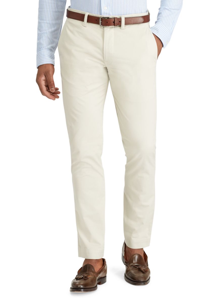 Stretch Straight Fit Chino Pants