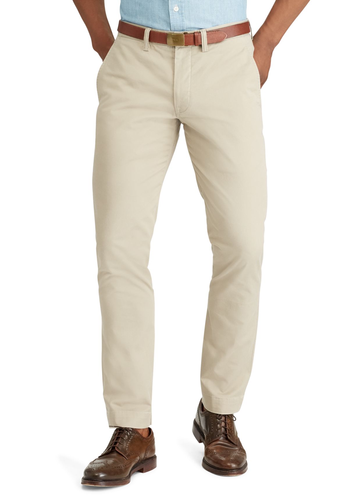 Stretch Straight Fit Chino Pants