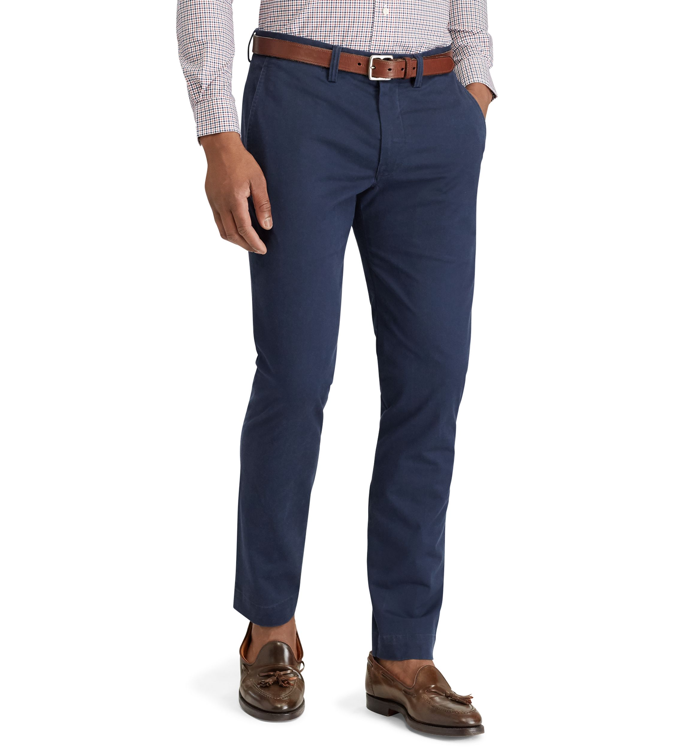 Stretch Straight Fit Chino Pants