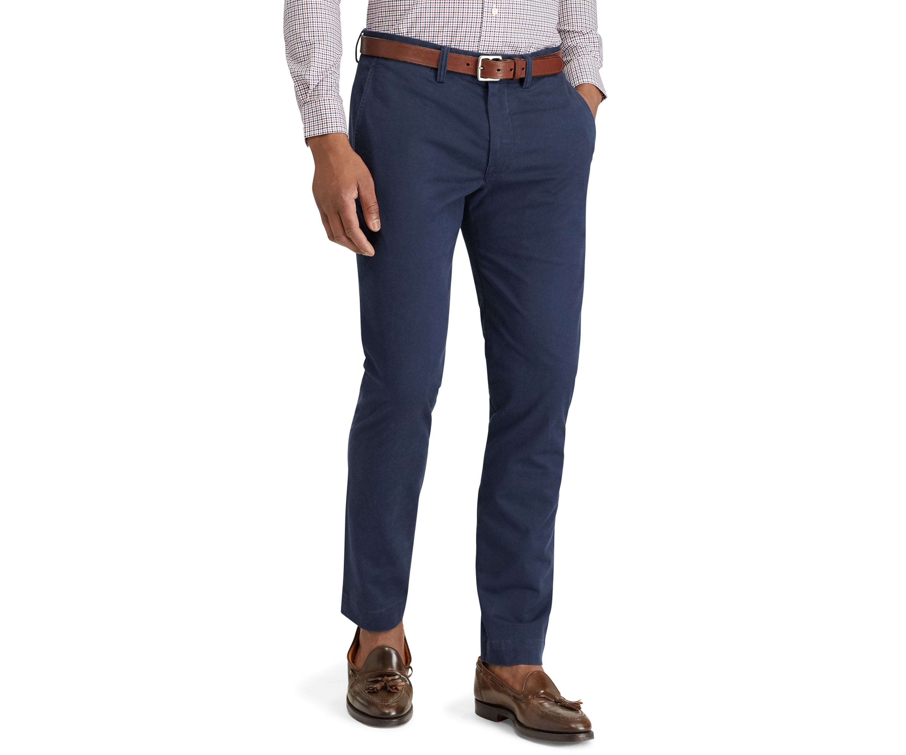 Stretch Straight Fit Chino Pants