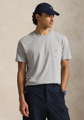 Polo Ralph Lauren Men's Classic Fit Jersey Pocket T-Shirt, Grey, XL
