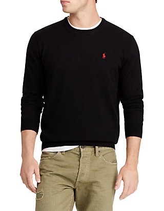 Ralph Lauren Washable Merino Wool Crewneck Sweater | belk