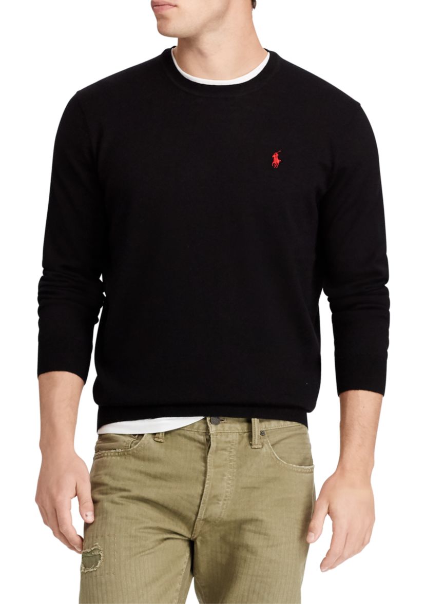 Washable Merino Wool Crewneck Sweater  