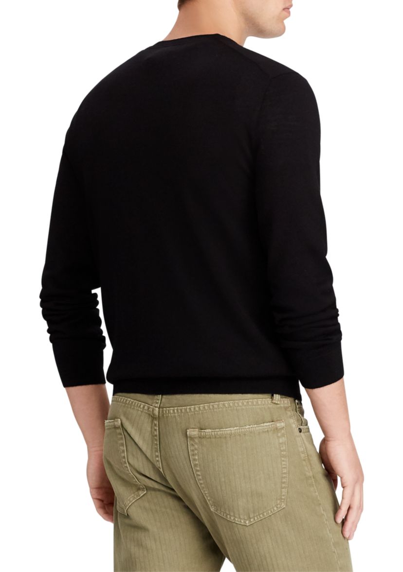 Washable Merino Wool Crewneck Sweater  