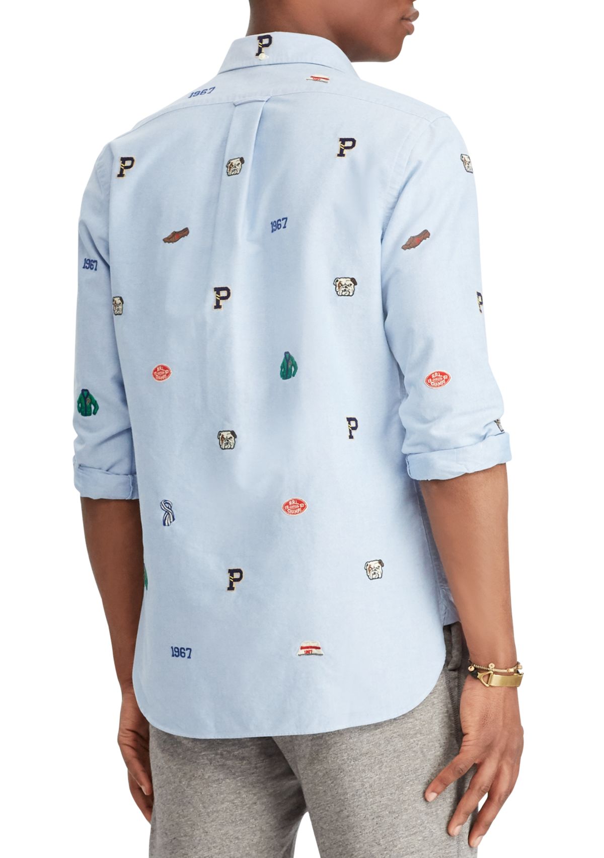 Classic Fit Embroidered Oxford Shirt