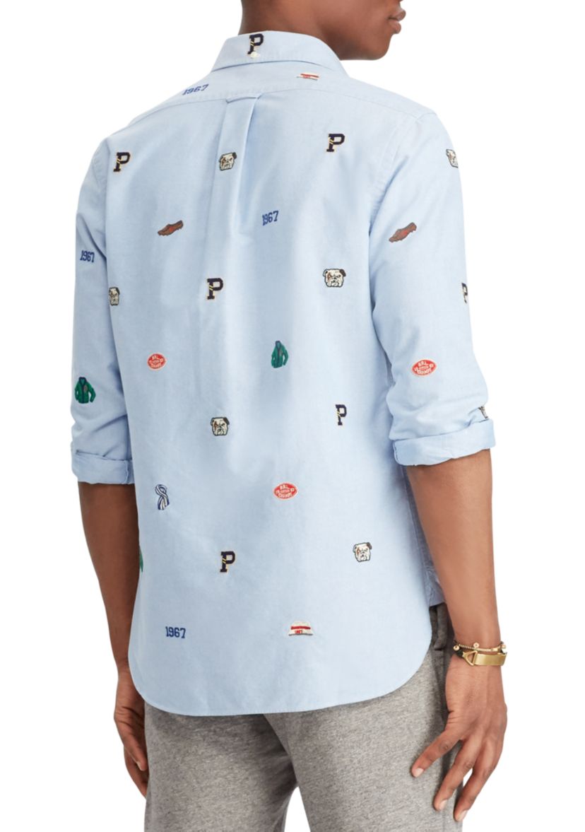Classic Fit Embroidered Oxford Shirt