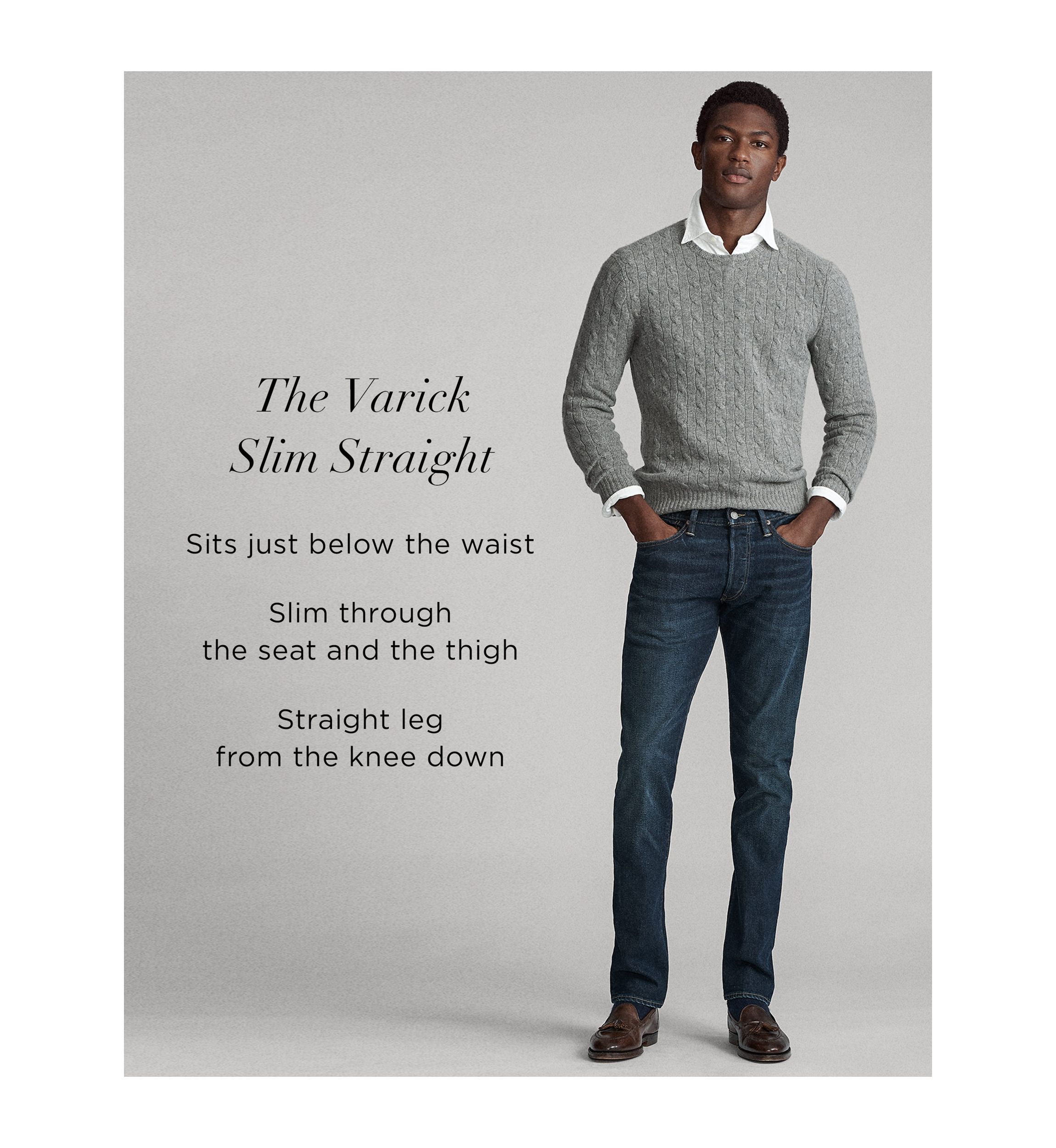Varick Slim Straight Jean