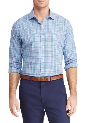 Polo Ralph Lauren Classic Fit Plaid Poplin Shirt | belk